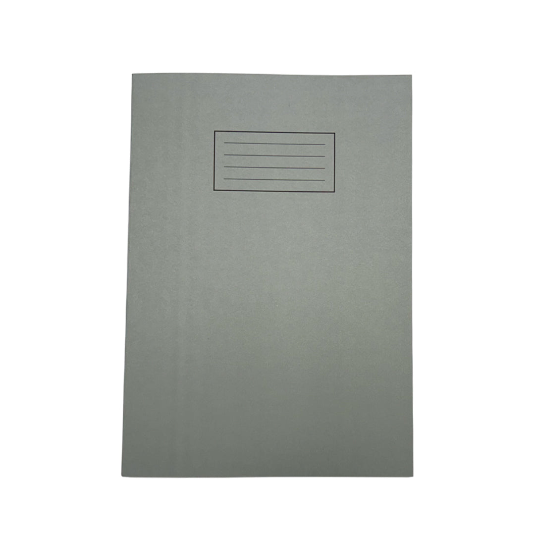 Janrax A4 Grey 80 Pages Feint and Ruled Exercise Book