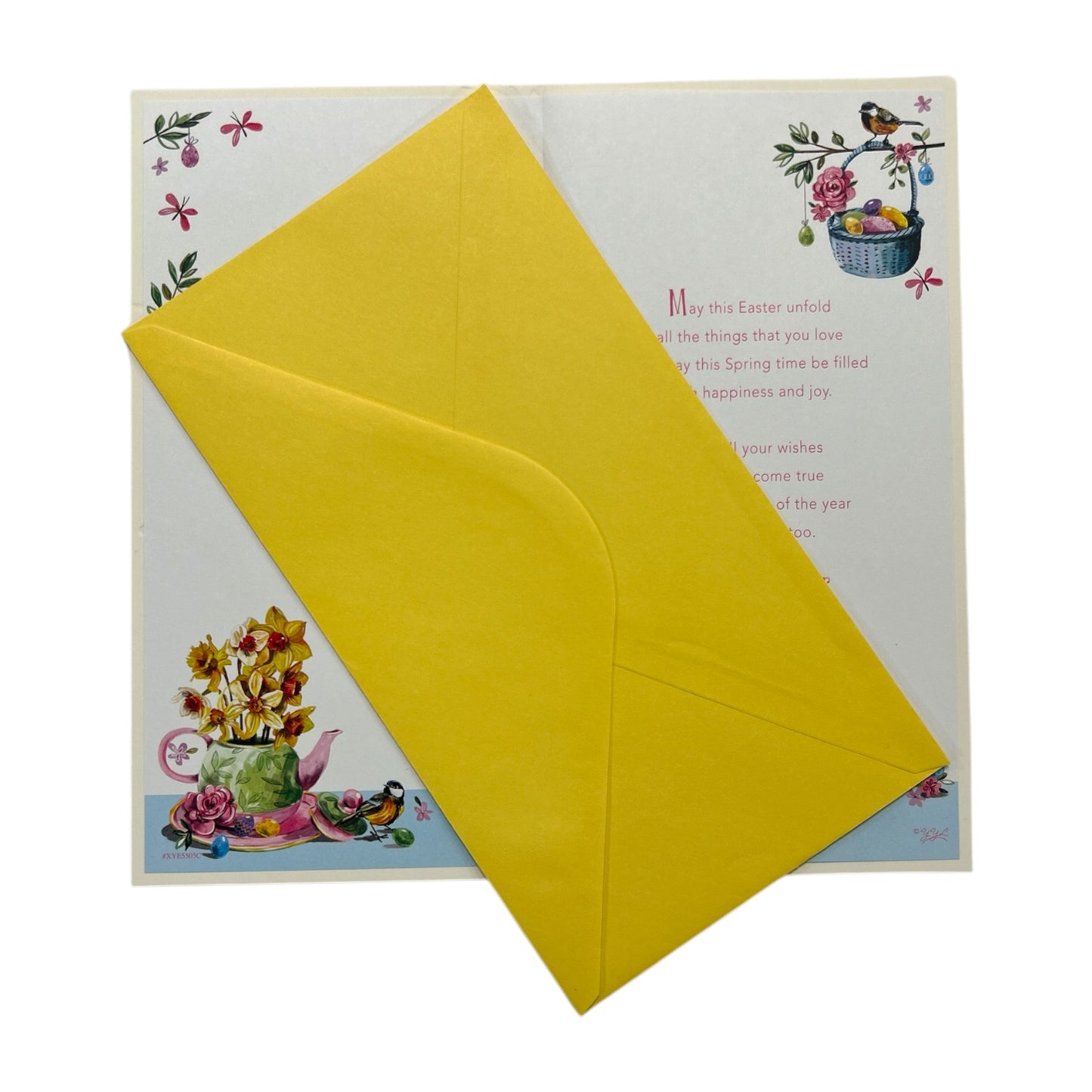 From Both Of Us Chicks And Eggs Foil Finished Design Easter Card