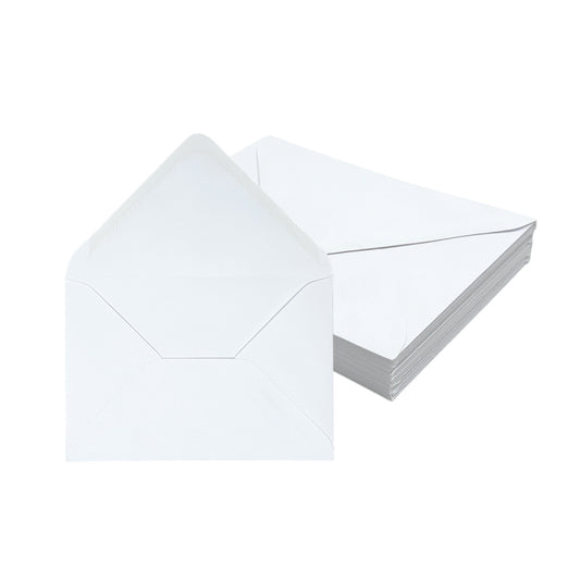 Pack of 1000 White 100gsm 102x146mm Gummed Envelopes