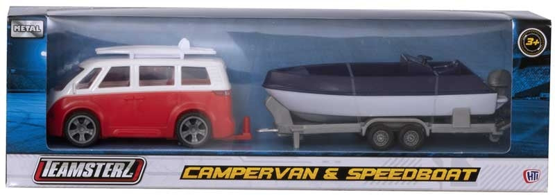 Single Campervan & Speedboat Set
