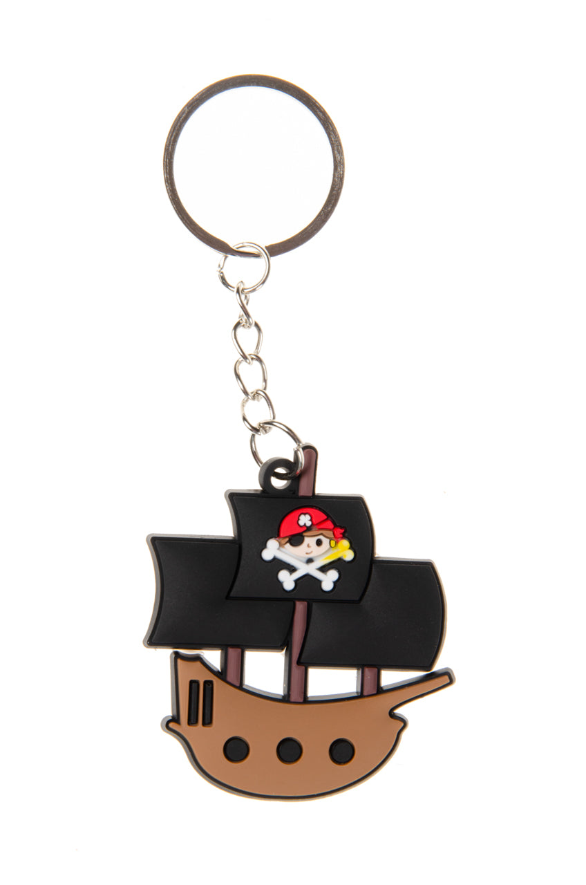 Pack of 6 Pirate Theme Keychains