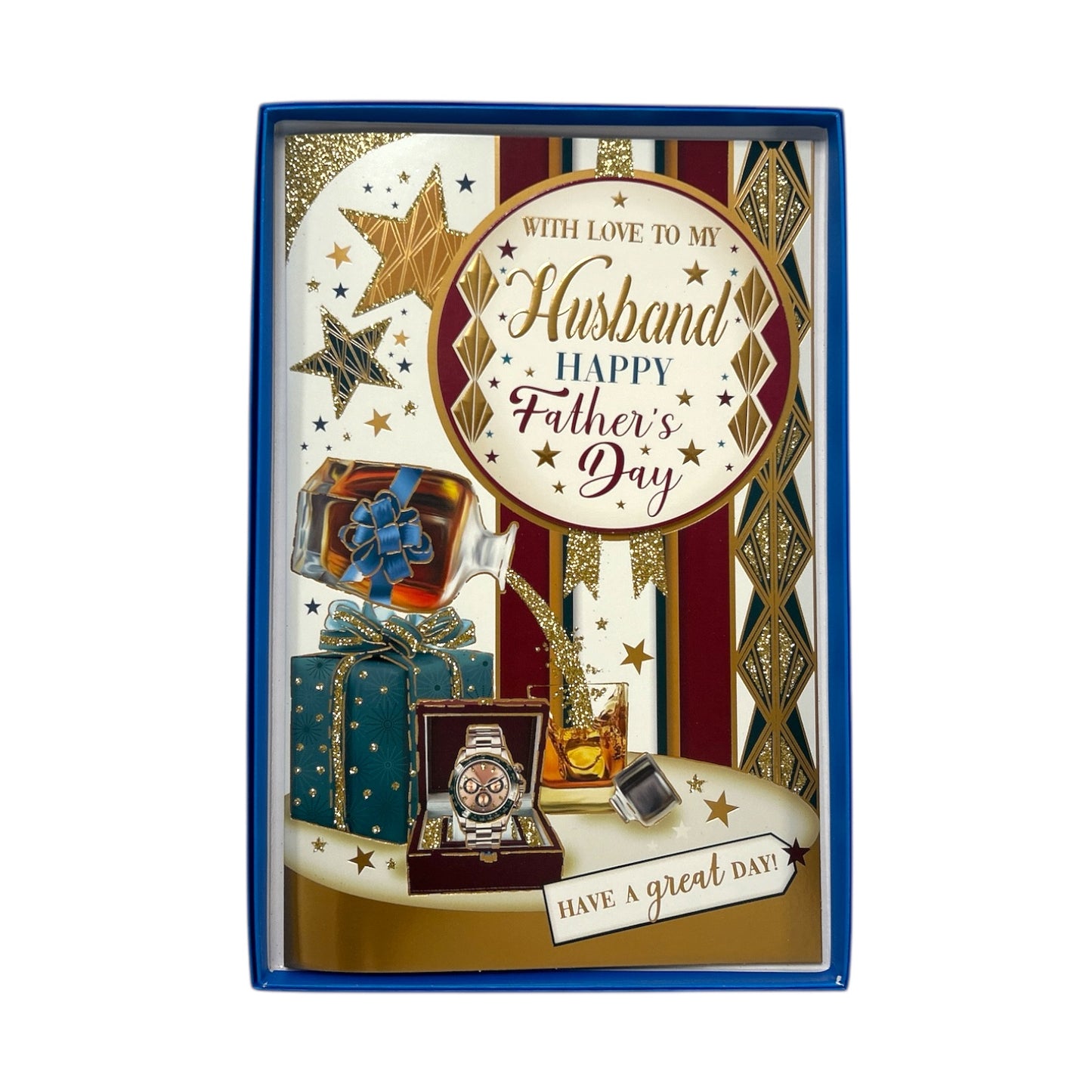 To My Husband Gifts Design Father's Day Boxed Card