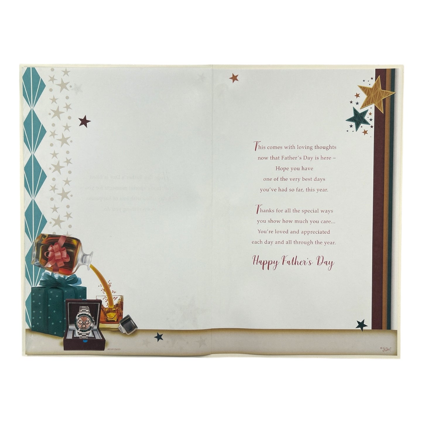 To My Husband Gifts Design Father's Day Boxed Card