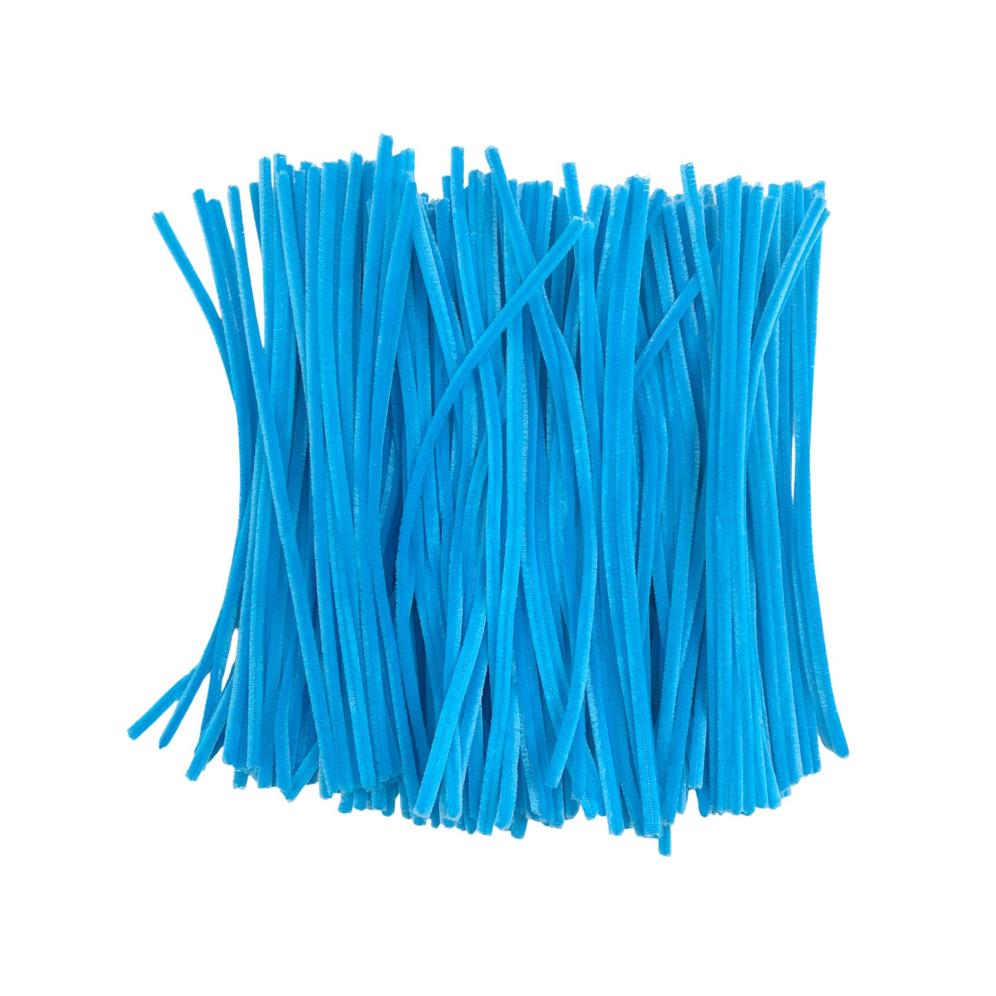 Pack of 250 Light Blue Coloured Pipe Cleaners 30cm x 6mm Craft Chenille Stems