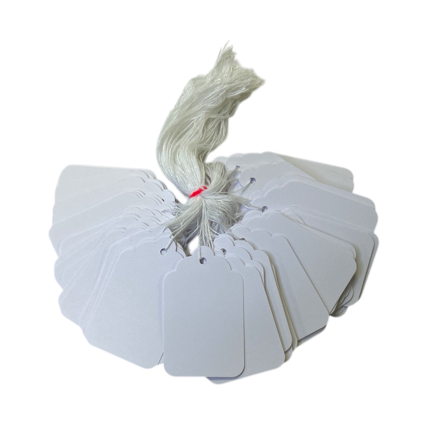 Box of 1000 White Merchandise Tags 73mm x 44mm