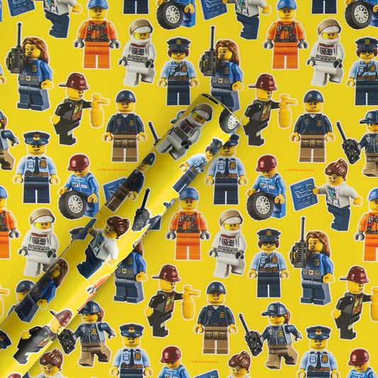 Lego Design Multi Occasion 2m Roll of Wrapping Paper