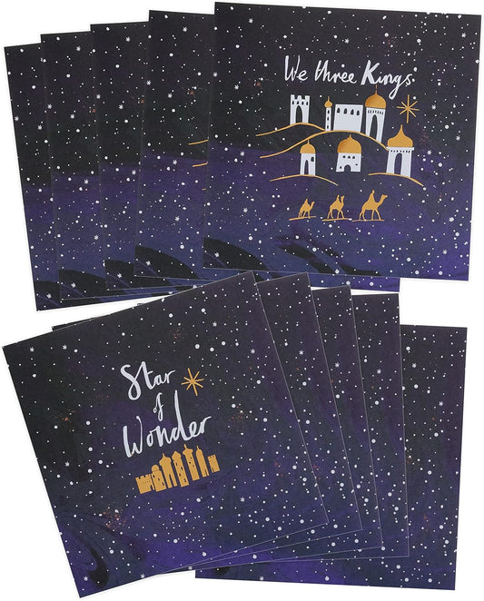 Box of 10 Bethlehem Alzheimer's Society Charity Christmas Cards In 2 Designs