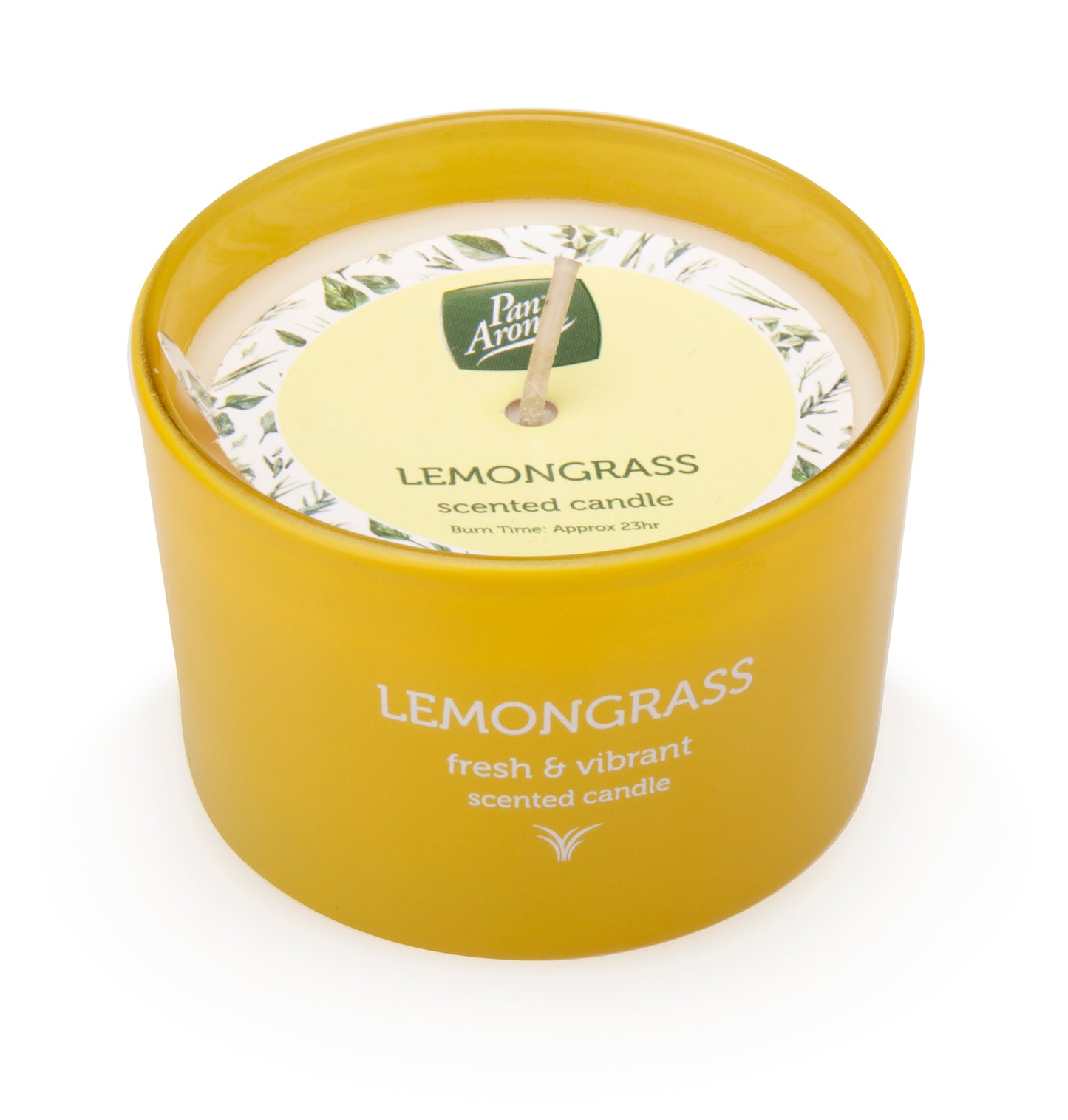 Pack of 3 Pan Aroma Lemongrass Scented Jar Candles 85g