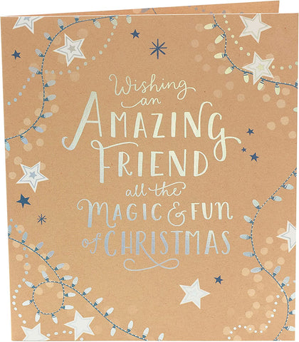 To an Amazing Friend Christmas Greeting Card