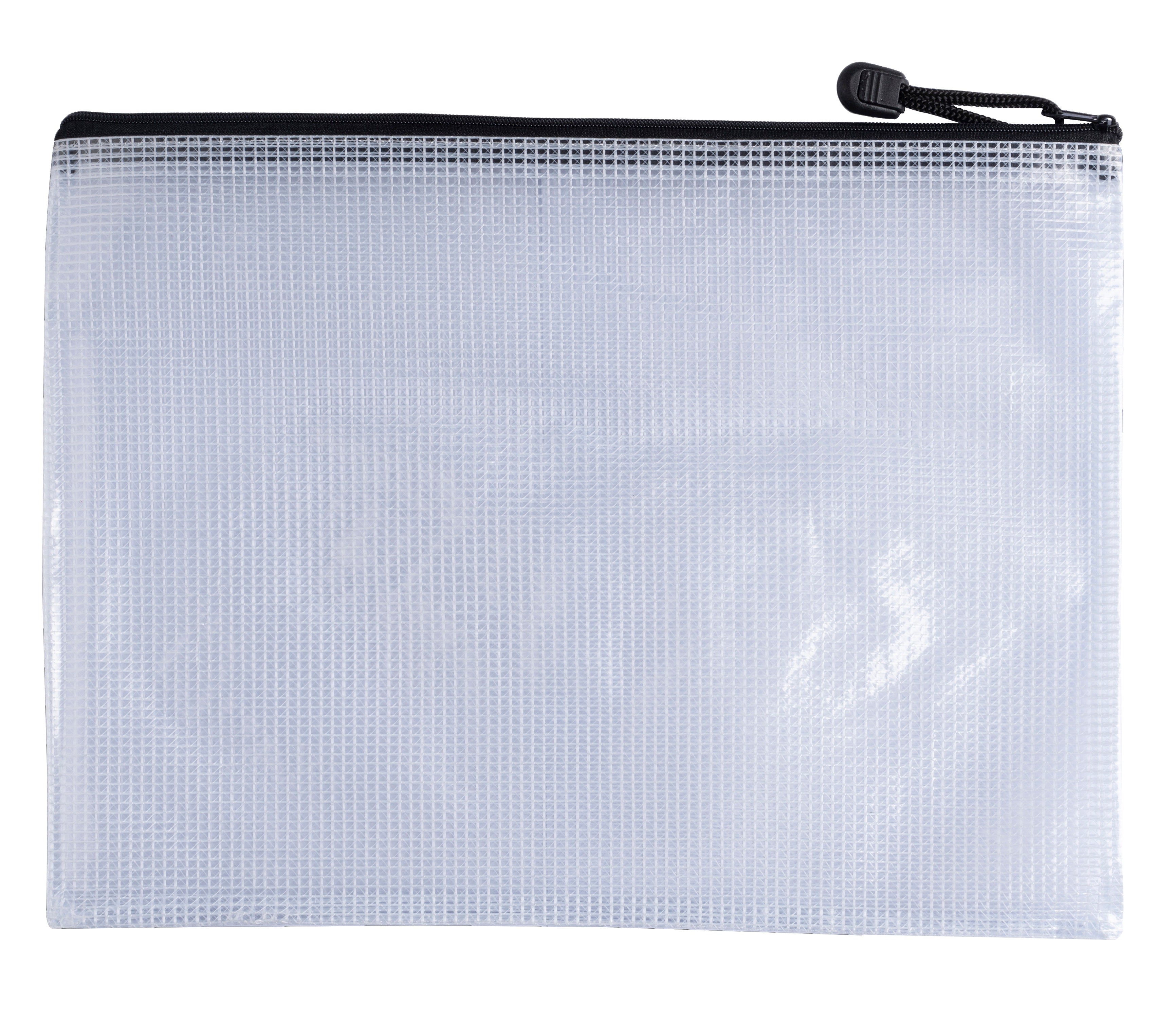 Pack of 12 A3 Black PVC Mesh Zip Bags– Choice Wholesale