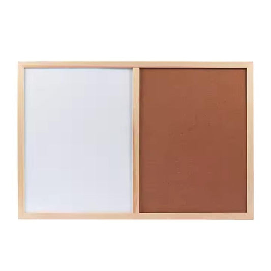 Dual‑Purpose Organizational Board 40 × 60 cm – Magnetic Whiteboard & Self‑Healing Cork Board