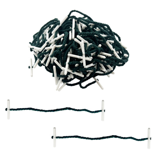 Pack of 100 101mm Plastic End Treasury Tags