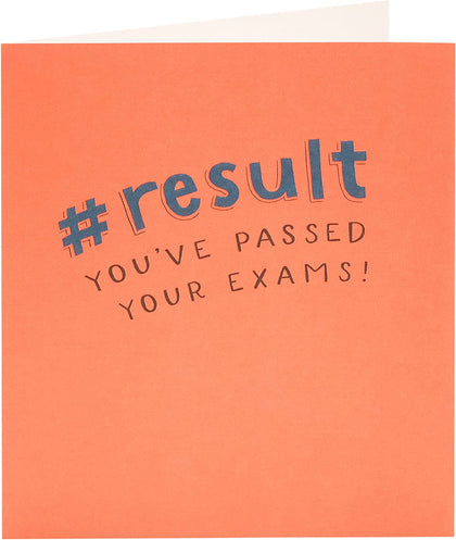 Lovely Result Congratulations Exams Passed Card {DC}