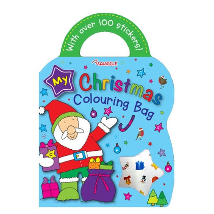 A4 48 Pages Christmas Colouring & Sticker Bag Book