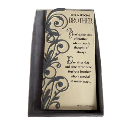 For A Special Brother Timeless Words Plaque