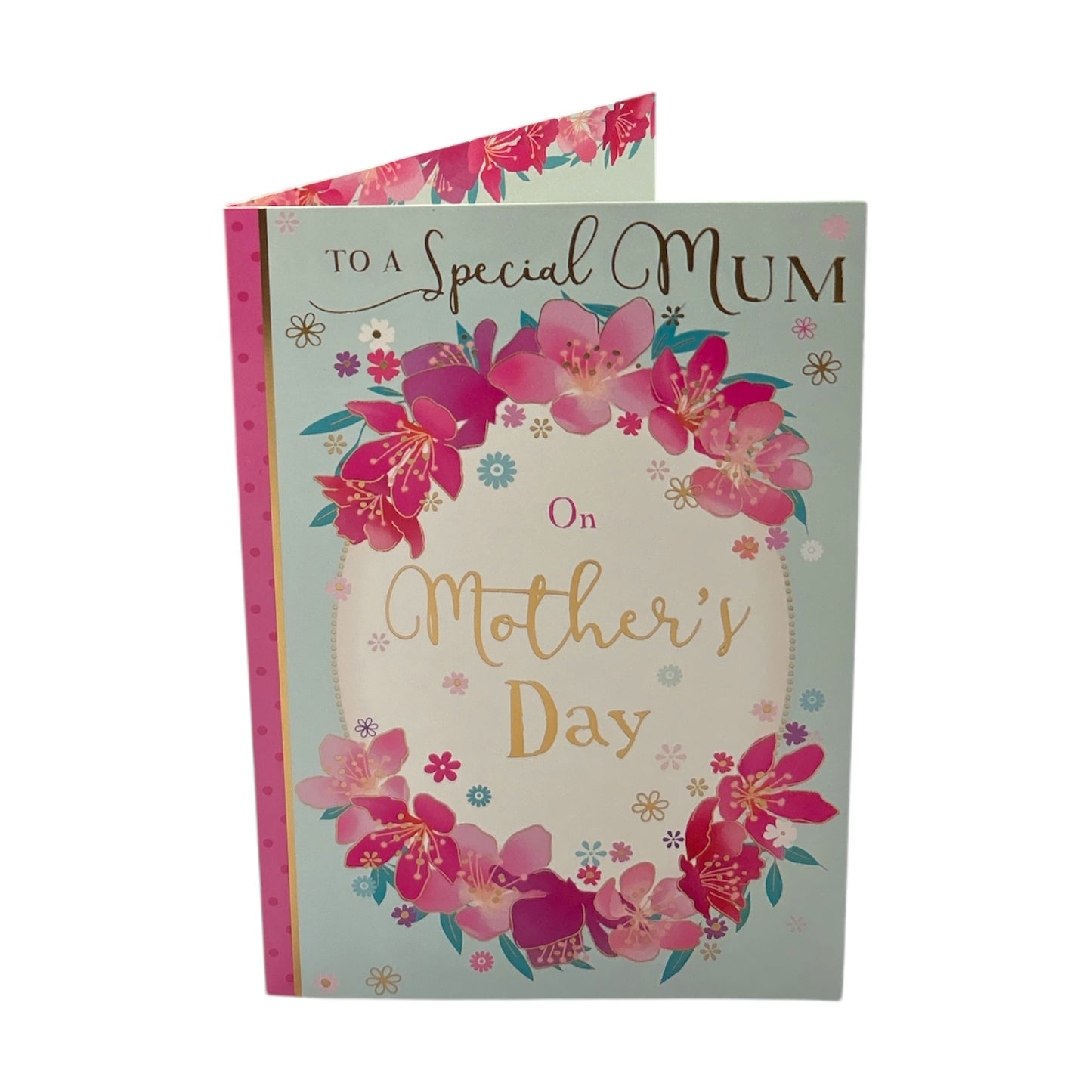To A Special Mum Pink Floral Design Mother's Day Card