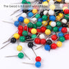 Tub of 300 Assorted Colour Map Pins 5mm