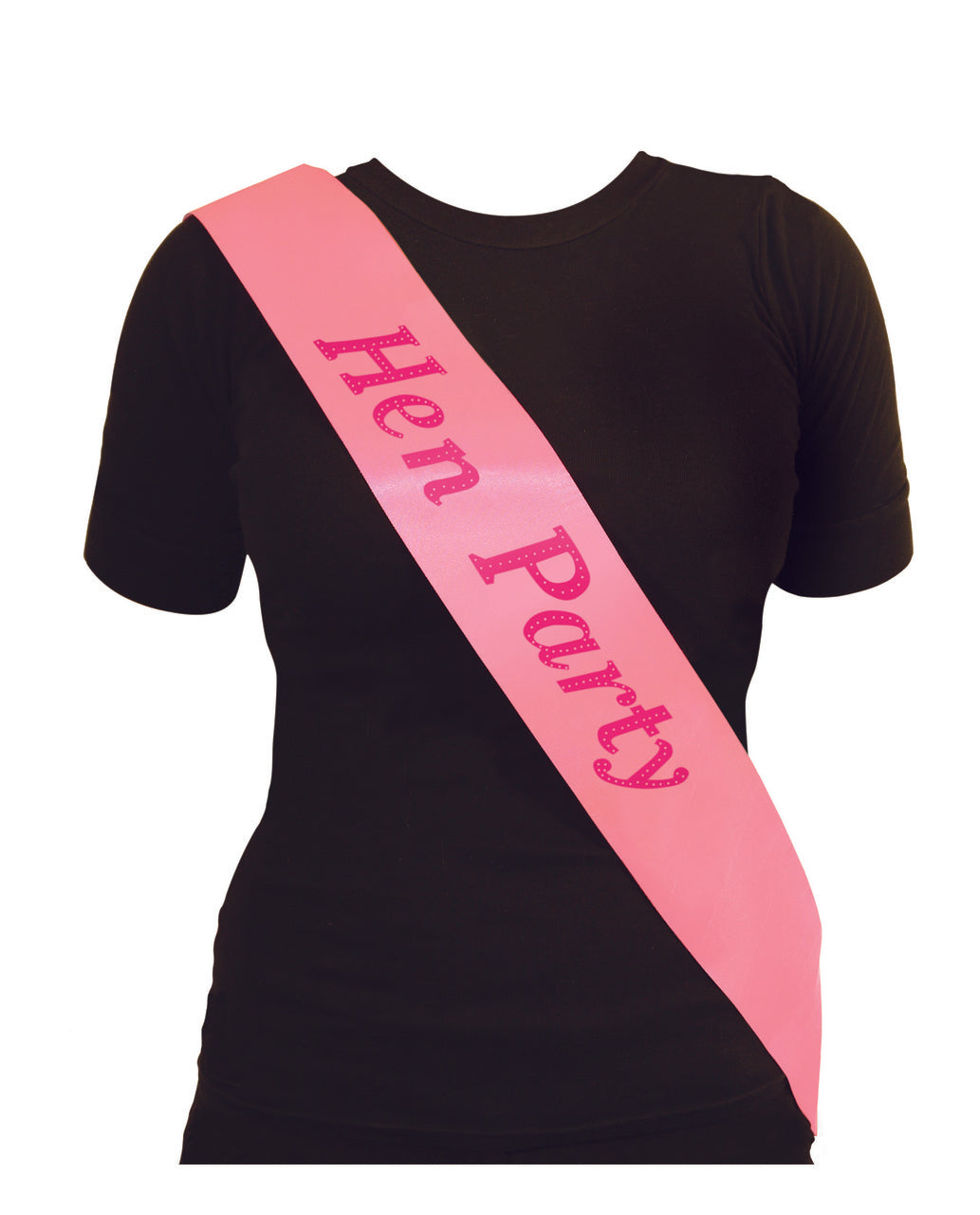 Pack of 10 Sash Hen Party Pink