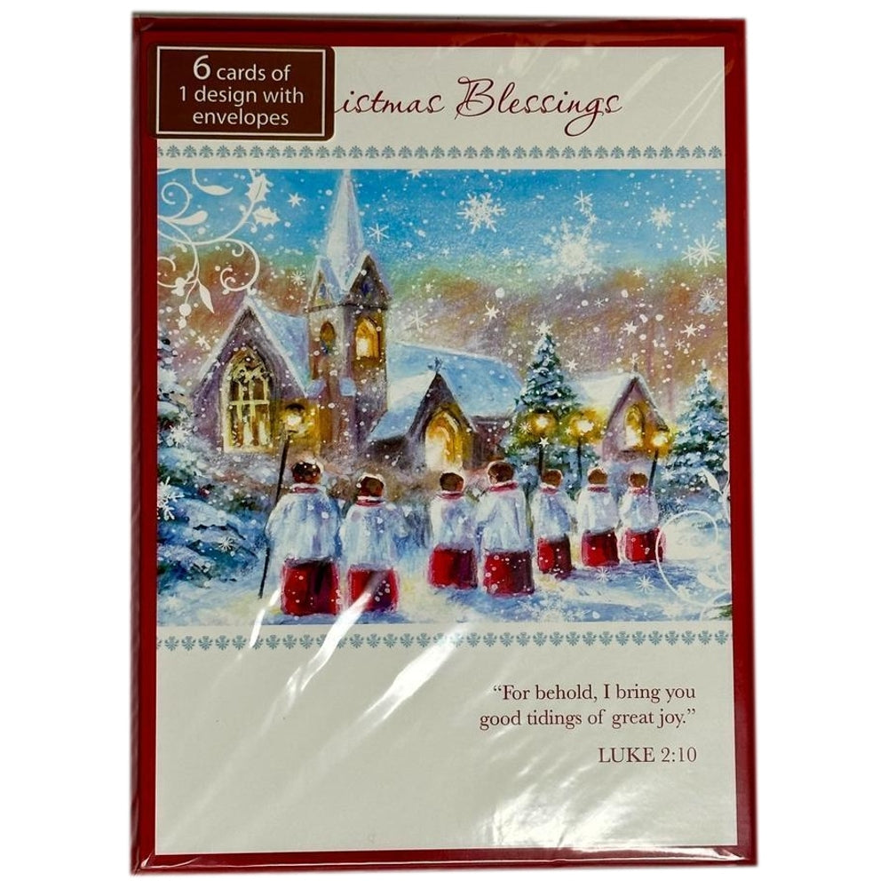 Pack of 30 Traditional Festive Designs Christmas Cards