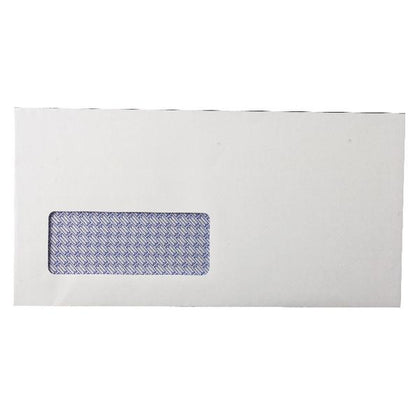 Pack of 1000 80gsm Window Self Seal White DL Envelopes 