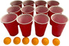 Christmas Party Activity Beer Pong Set With 12 Cups and 6 Balls