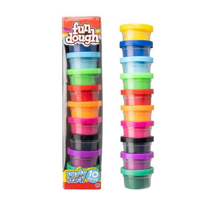 Pack of 10 Party Stack Dough Set