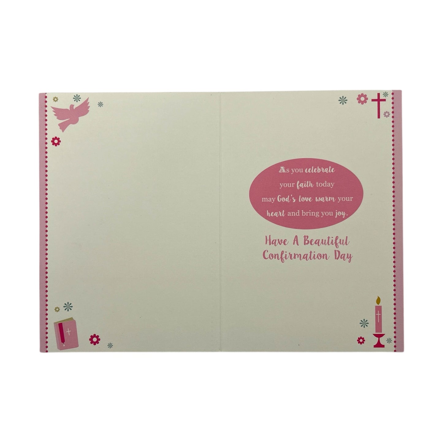 For You Goddaughter On Your Confirmation Lettering Design Religious Card