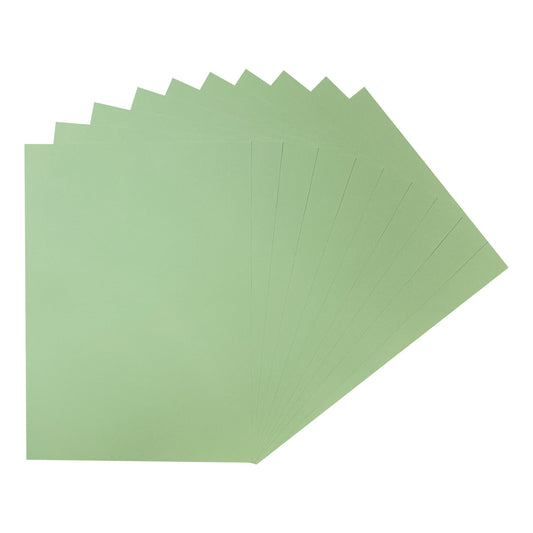 Pack of 100 A4 Pastel Green Coloured Paper 75gsm Sheets