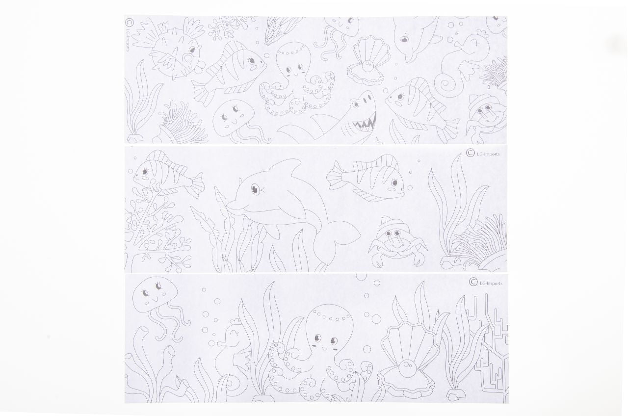 Sea Animals Theme Color Your Own Mug