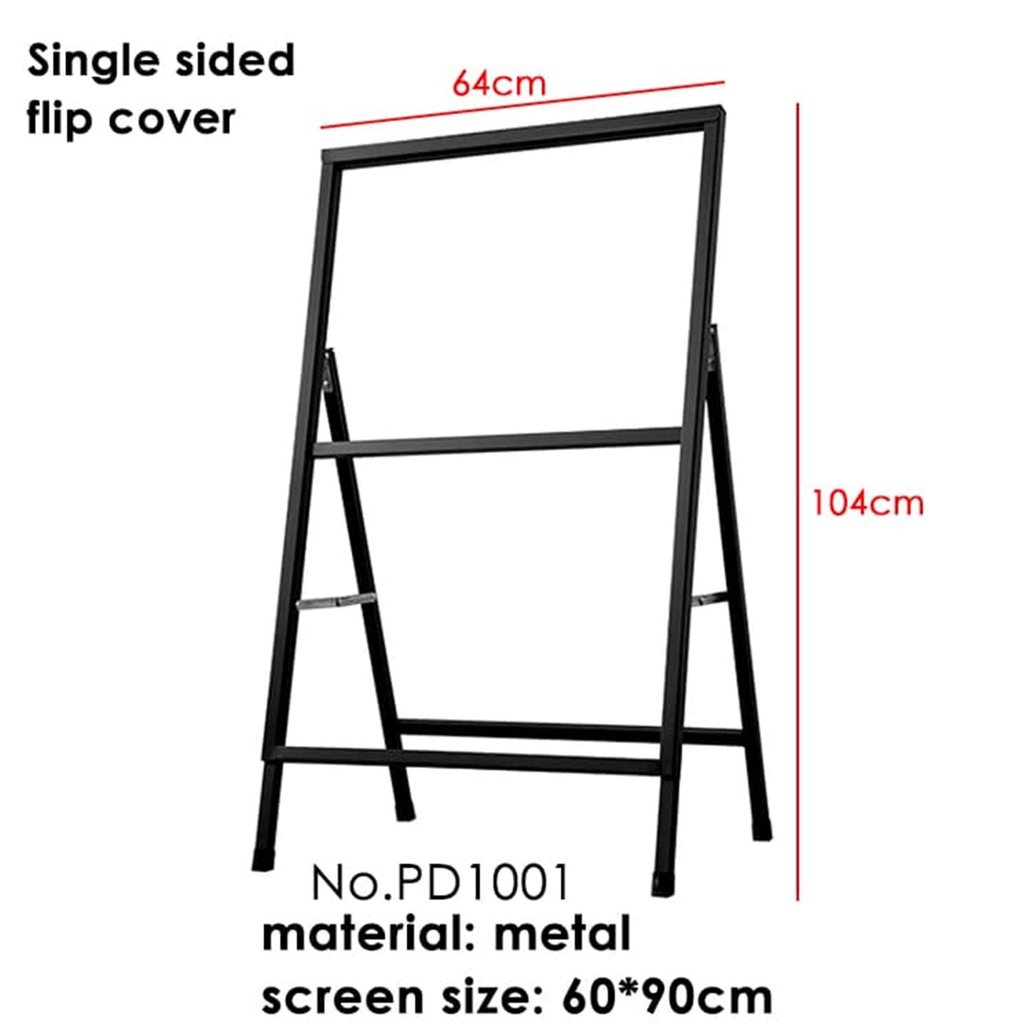 Metal Frame Single Side Advertising Outdoor Poster Display Stand 60 x 90cm