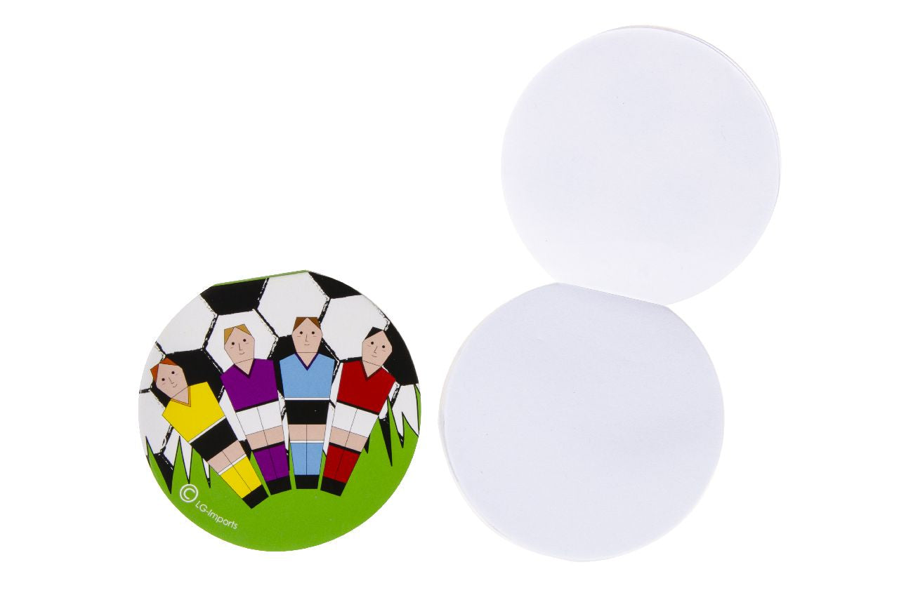 Single Round Football Theme Notebook 8cm