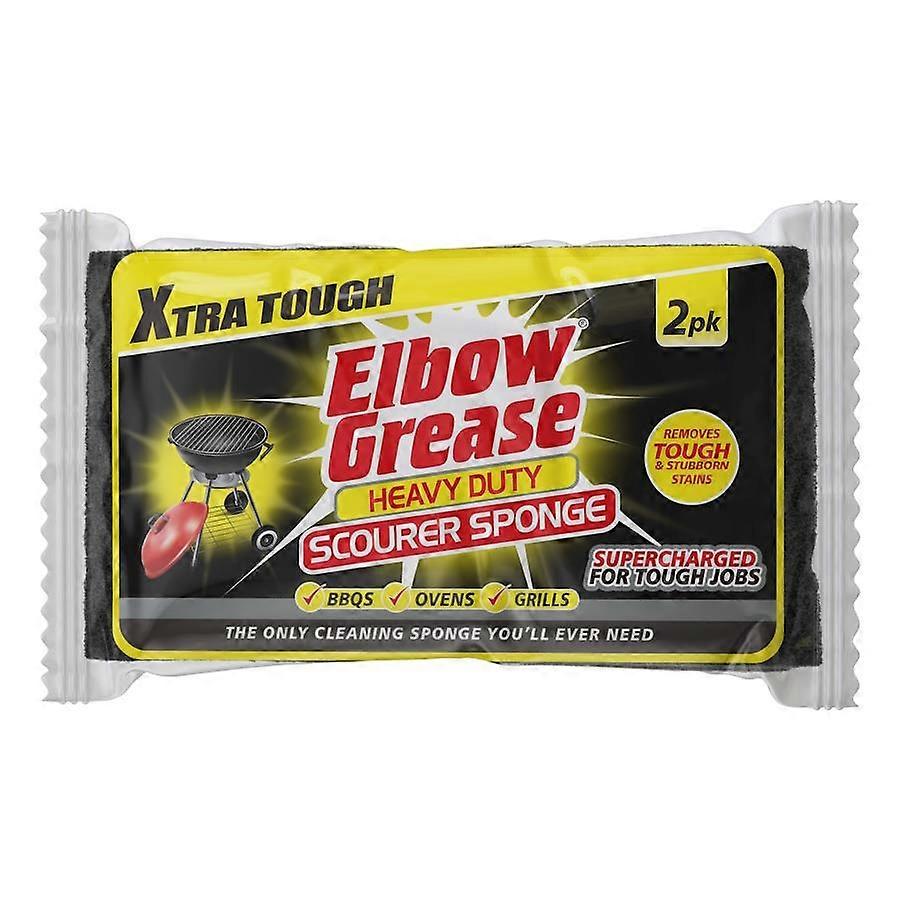Pack of 2 Elbow Grease Heavy Duty Scourer Sponges– Choice Wholesale