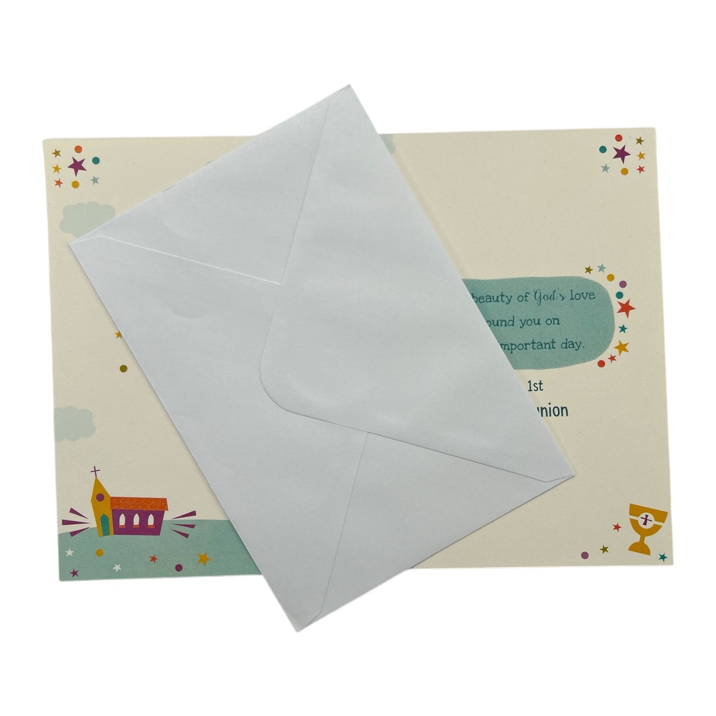 Walk In The Light Of Lord First Communion Religious Greeting Card