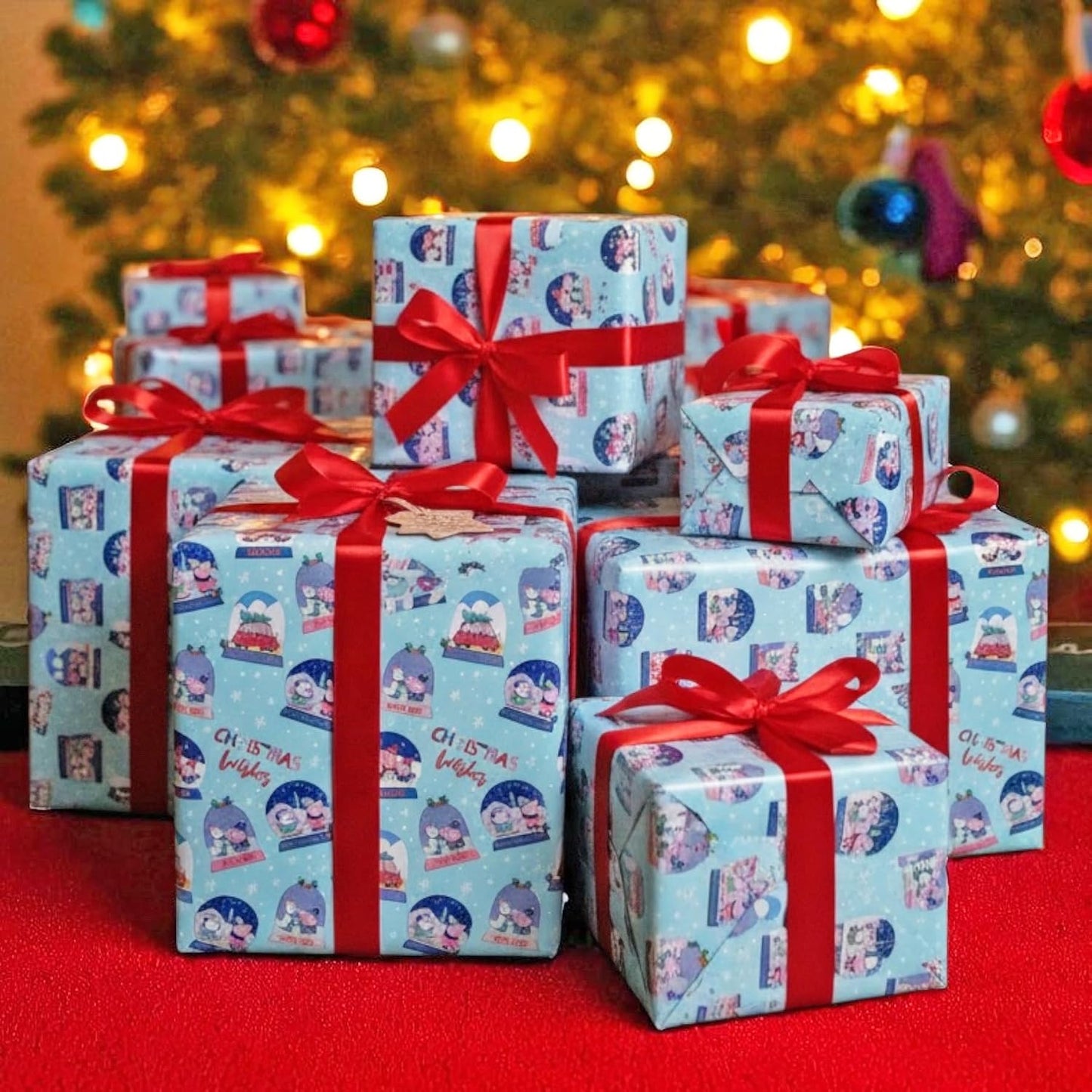 Peppa Pig Christmas Wrapping Paper Roll 2m x 69cm