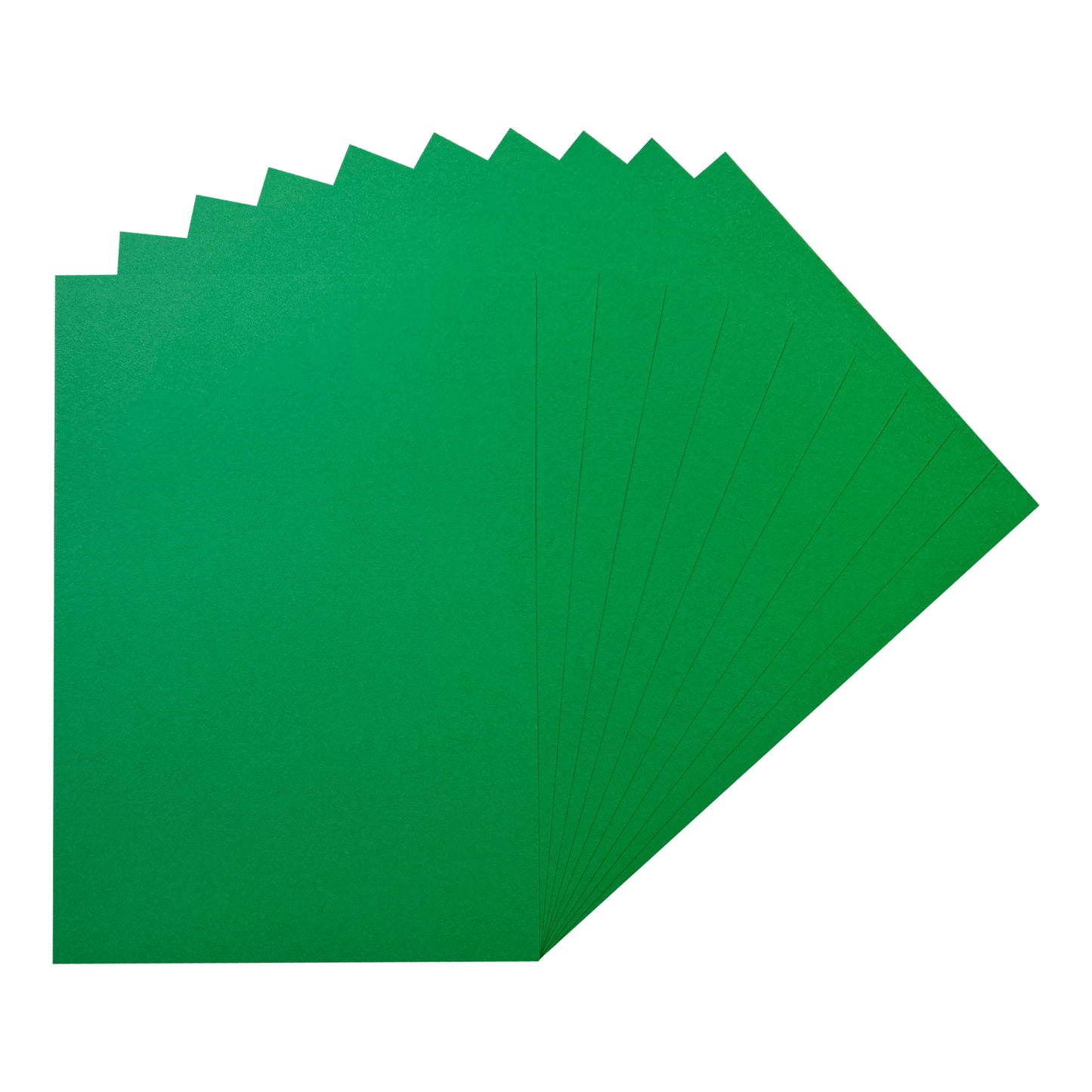 Pack of 50 A5 Green Coloured Card 160gsm Sheets