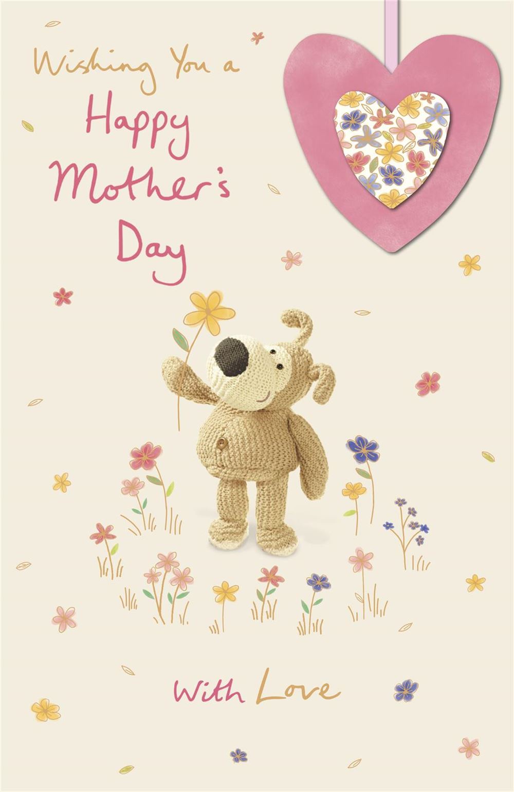 Boofle and Heart Design Mother's Day Card