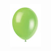 Pack of 50 Neon Lime 12" Latex Balloons
