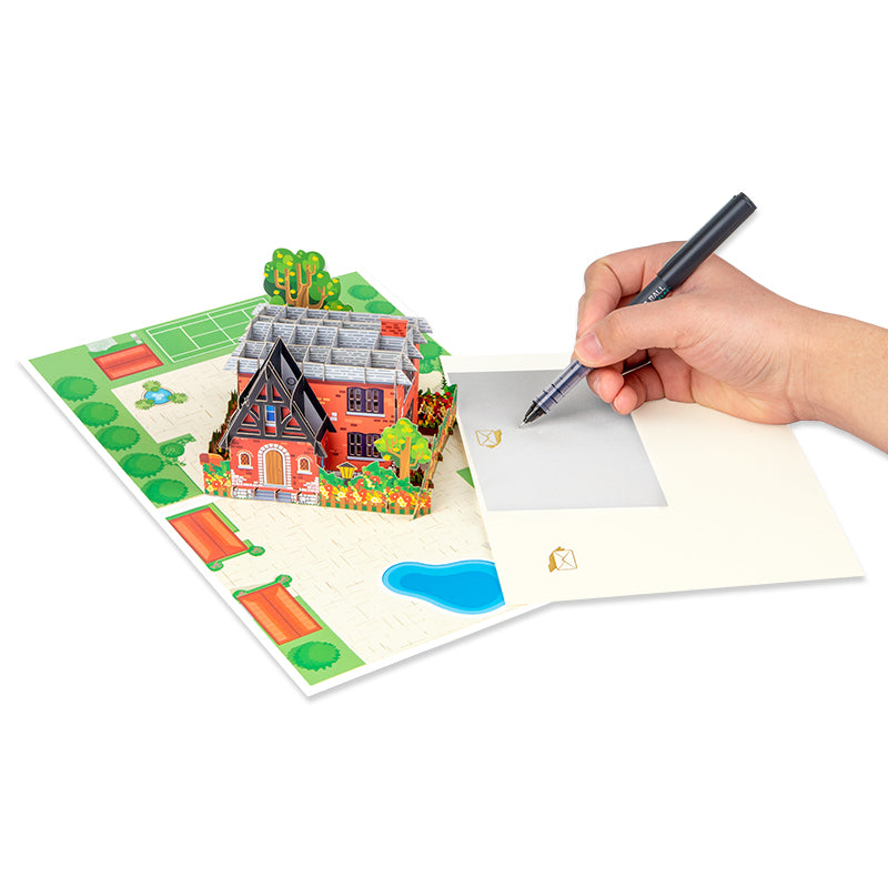 Home Sweet Home 3D Housewarming Pop Up Congratulations Card