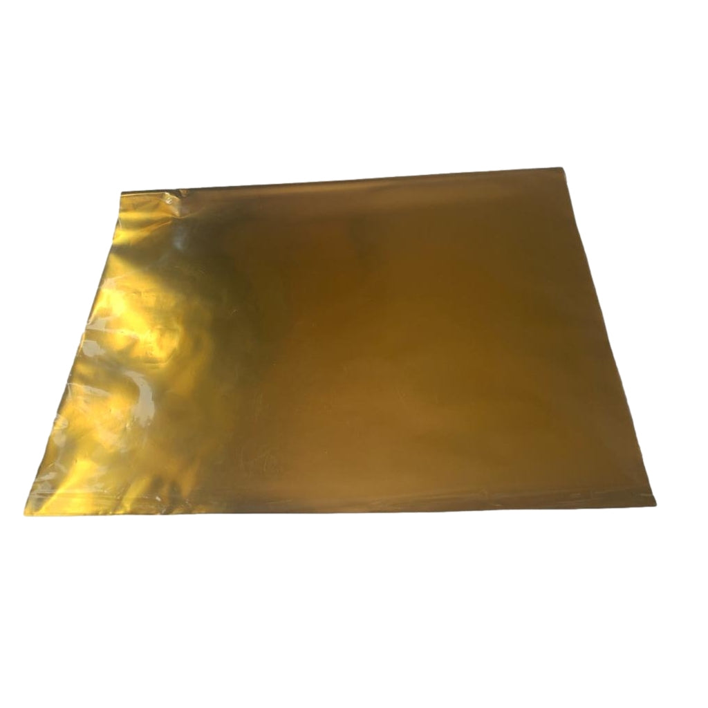 Pack of 75 Gold Metallic Gift Wrap Wrapping Paper Sheets