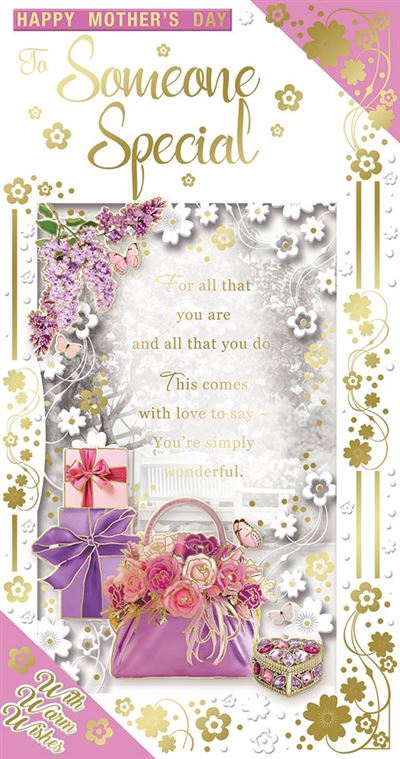 Someone Special Sentimental Verse Mother's Day Card