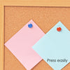 Pack of 50 Assorted Colour Thumb Tacks - Push Pins