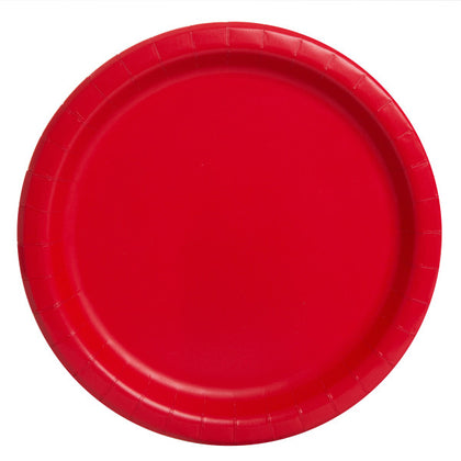 Pack of 16 Ruby Red 9 inch Plates