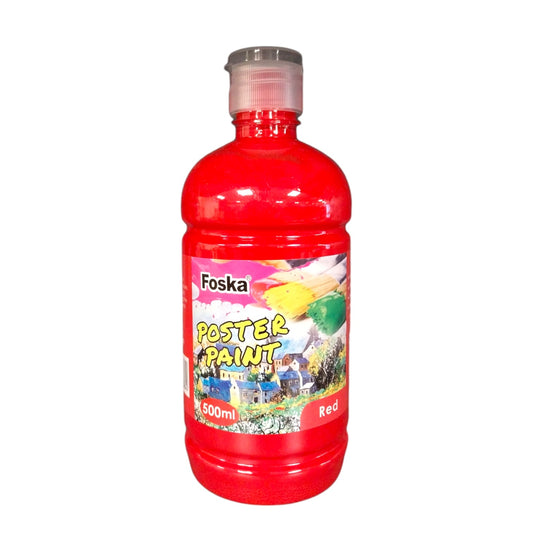 500ml Red Poster Color Paint
