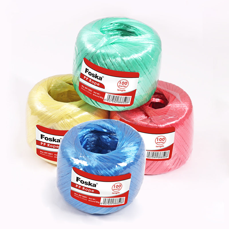 100m Coloured PP String Rope 80g– Choice Wholesale