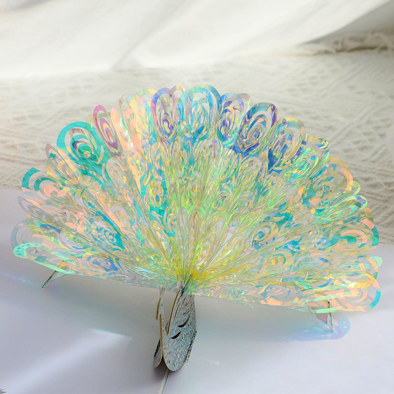 Peacock Majesty 3D Pop Up Greeting Card