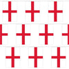 England St George Flag Bunting 10m with 20 Flags