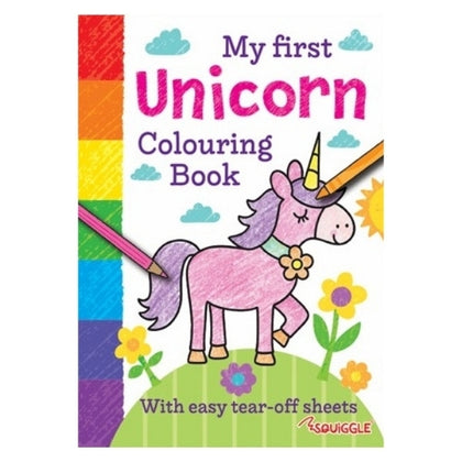 Single 24x17cm My First Unicorn OR Fairies Colouring Book