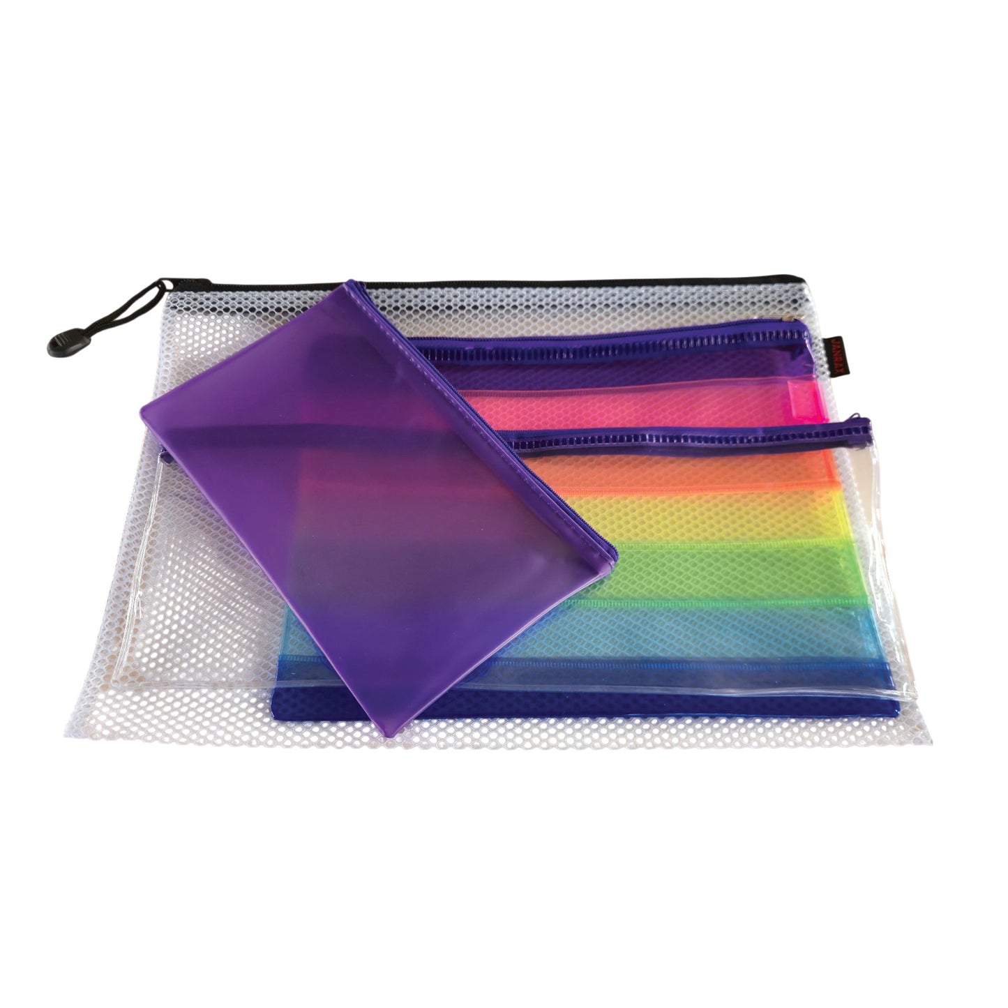 Janrax 46 Piece Complete School Stationery Set, Student Supplies Kit with Pencil Cases, Exercise Books & Study Essentials
