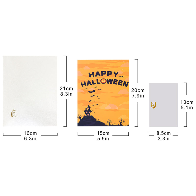 House of Horrors 3D Pop Up Halloween Card