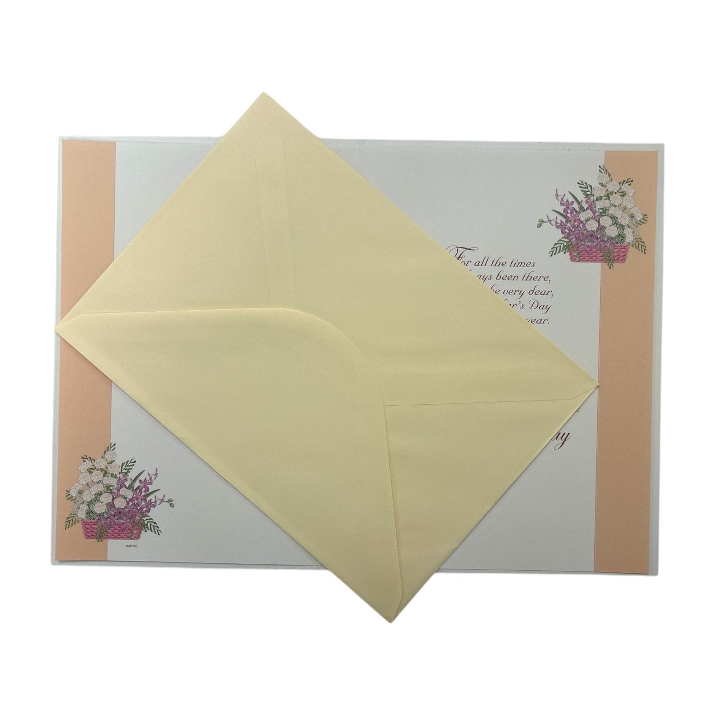 From Your Son Overflowing Flower Basket Design Mother's Day Card